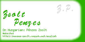 zsolt penzes business card